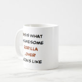 Gorillenliebhaber, phantastisch kaffeetasse (Vorderseite Links)