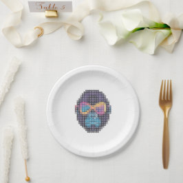 GORILLUMINATE  D401 white Pappteller