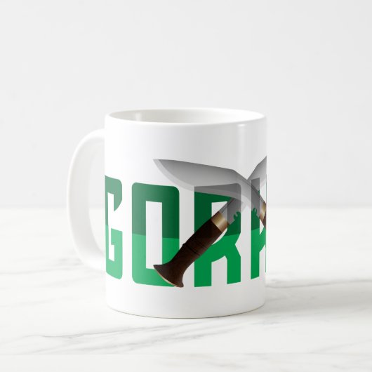 Gorkha Regiment Kaffeetasse (Vorderseite Links)