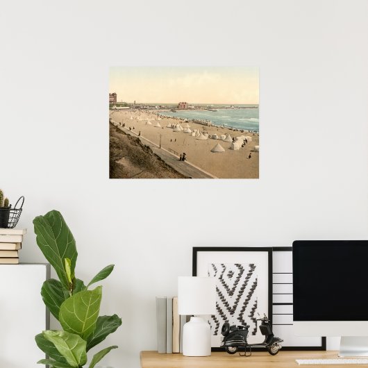 Gorleston Beach, Norfolk, England, Archivdruck Poster (Heimbüro)