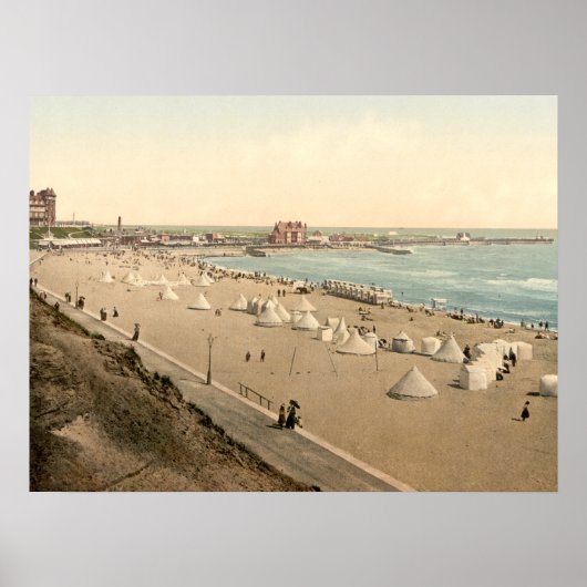 Gorleston Beach, Norfolk, England, Archivdruck Poster (Vorne)