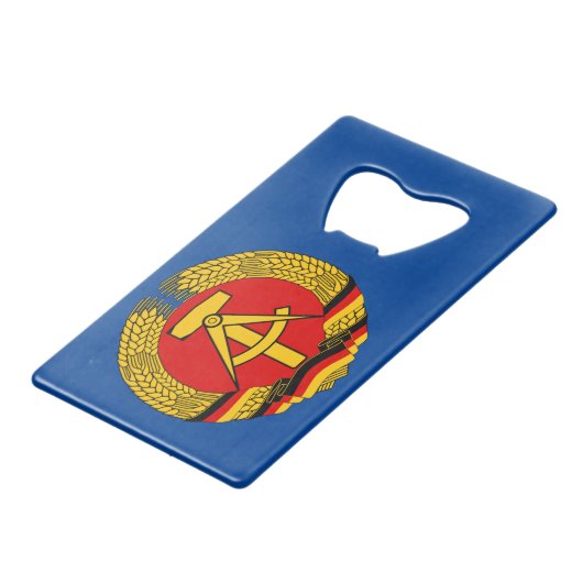 Gorlitz, DDR Geldbeutel Flaschenöffner (Vorderseite Schrägansicht)