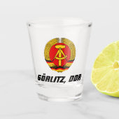 Gorlitz, DDR Schnapsglas (Vorderseite)