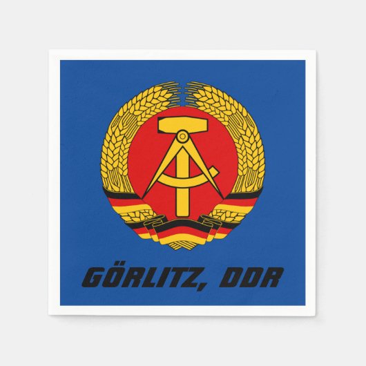 Gorlitz, DDR Serviette (Vorderseite)