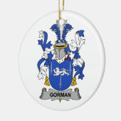 Gorman Familienwappen Keramikornament (Links)