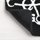 Gorman Industrie-schwarze Mausunterlage Mousepad (Ecke)