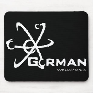 Gorman Industrie-schwarze Mausunterlage Mousepad