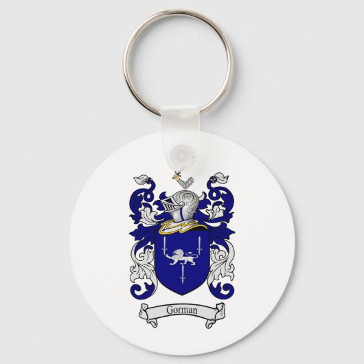 GORMANISCHES FAMILIENWAPPEN - GORMANISCHER WAFFENS SCHLÜSSELANHÄNGER (Vorderseite)