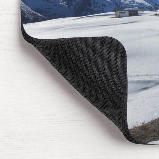 Gornergrat Bahnzug und Matterhorn in Zermatt Mousepad (Ecke)