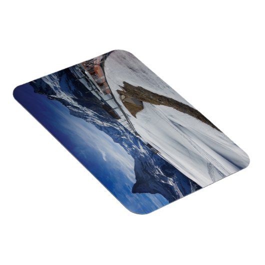 Gornergrat Eisenbahn und Matterhorn in Zermatt Magnet (Rechte Seite)