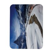 Gornergrat Eisenbahn und Matterhorn in Zermatt Magnet (Vertikal)