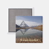 Gornergrat, Schweiz Magnet (Vorderseite/Rückseite)