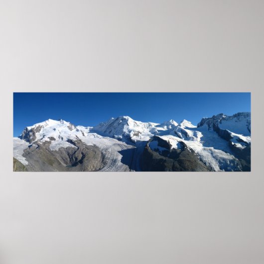 Gornergrat Schweizer Alpen Poster (Vorne)