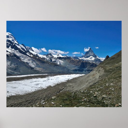 Gornergrat und das Matterhorn Poster (Vorne)