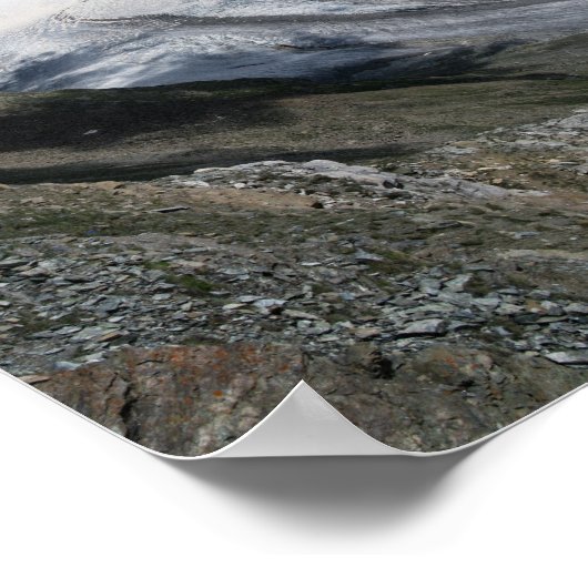 Gornergrat Zermatt Monte Rosa Poster (Ecke)