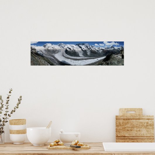 Gornergrat Zermatt Monte Rosa Poster (Küche)