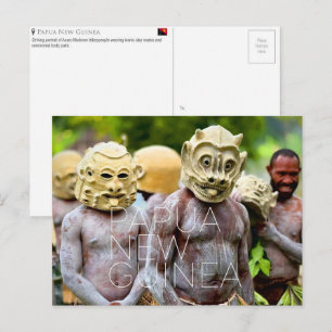 Goroka, Papua-Neuguinea Reise-Postkarte Postkarte