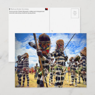 Goroka, Papua-Neuguinea Reise-Postkarte Postkarte
