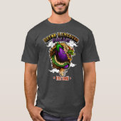 Gorp the Eggplant Dragon Men's Charcoal T-Shirt (Vorderseite)