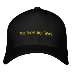 Gorra con frés de color negro bestickte baseballkappe