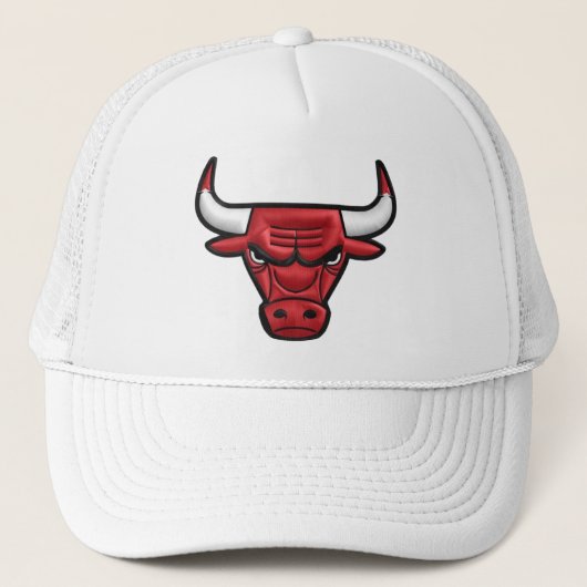 Gorra de béisbol con diseño de toro rojo – Estilo  Truckerkappe (Vorderseite)