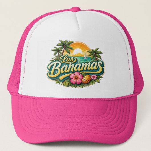 GORRA DE LAS BAHAMAS TRUCKERKAPPE (Vorderseite)