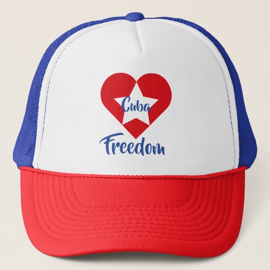 Gorra Freedom for Cuba Truckerkappe (Vorderseite)