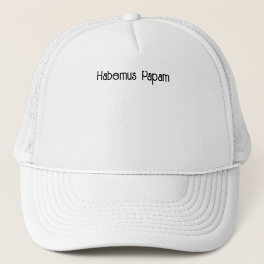 Gorra Habemus Papam Truckerkappe (Vorderseite)