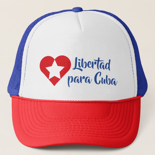Gorra Libertad para Cuba Truckerkappe (Vorderseite)