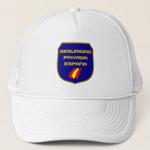 Gorra Seguridad Privada España Placa Truckerkappe