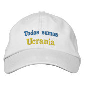 Gorra todos somos Ucrania Bestickte Baseballkappe (Vorderseite)