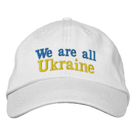 Gorra We are all Ukraine Bestickte Baseballkappe