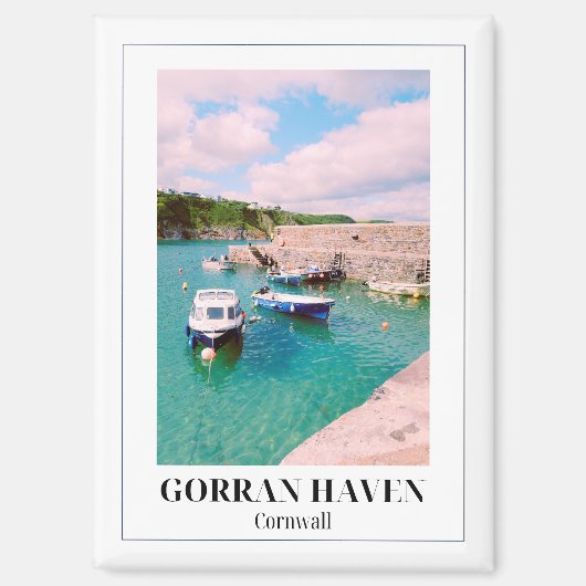 Gorran Haven, Cornwall, England Magnet (Vorderseite)