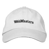 Gorras WebMasters Bestickte Baseballkappe (Vorderseite)