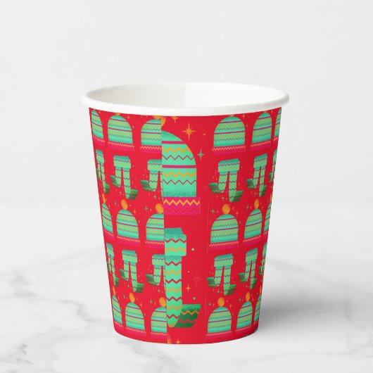 gorrito y bufanda Teller Pappbecher (Links)