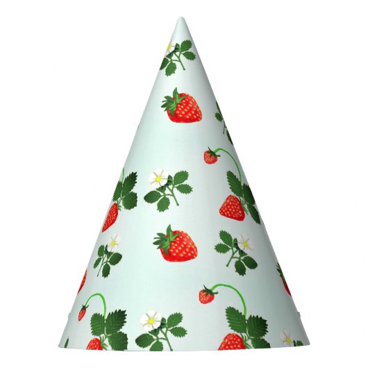 Gorro De Fiesta Strawberries Partyhütchen (Vorderseite)