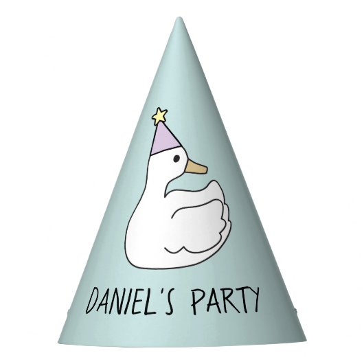 Gorro de papel con pato partyhütchen (Vorderseite)