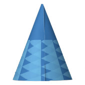 Gorro de papel fiesta azul partyhütchen (Rückseite)
