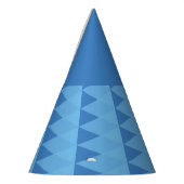 Gorro de papel fiesta azul partyhütchen (Links)