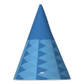 Gorro de papel fiesta azul partyhütchen (Rechts)