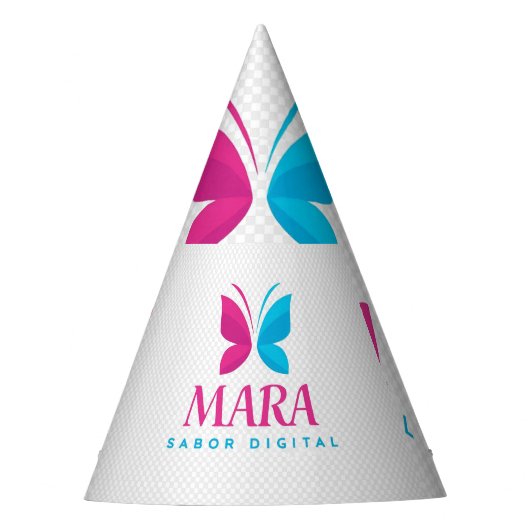 Gorros de Cumpleaños Sabor Digital Mara Partyhütchen (Vorderseite)