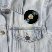 Gorst Records Retro Style Knopf Button (Beispiel)