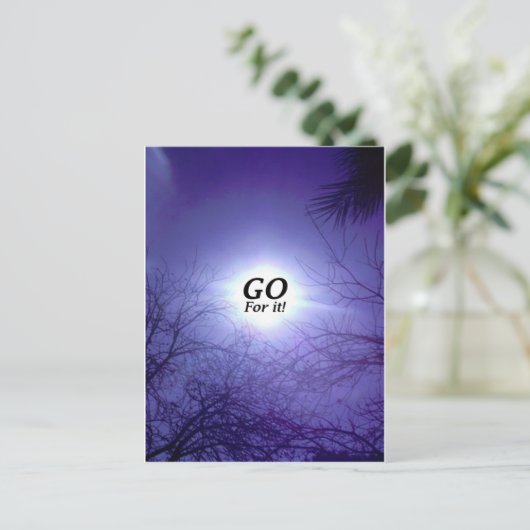 GO's! Postkarte (Stehend Vorderseite)