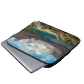 Gosauer See mit Blick auf das Dachsteinmassiv Laptopschutzhülle (Vorne Knopf)