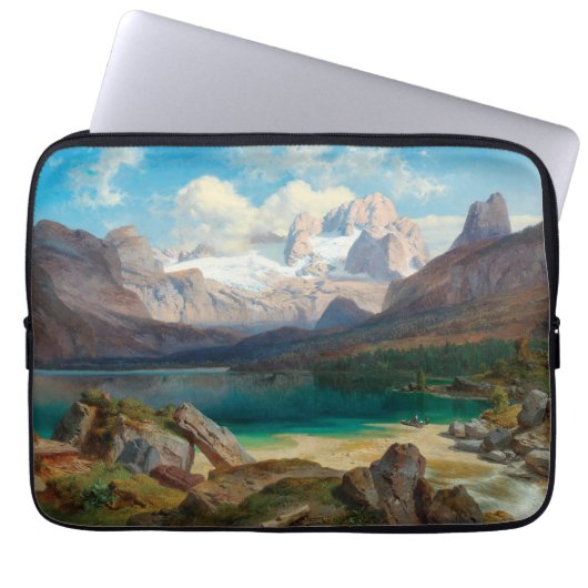 Gosauer See mit Blick auf das Dachsteinmassiv Laptopschutzhülle (Vorderseite)