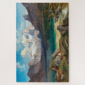 Gosauer See mit Blick auf das Dachsteinmassiv Puzzle (Vertikal)