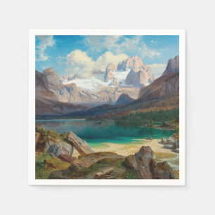 Gosauer See mit Blick auf das Dachsteinmassiv Serviette