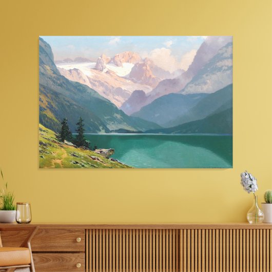 Gosausee mit Dachstein Leinwanddruck (Insitu (Wohnzimmer))