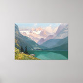 Gosausee mit Dachstein Leinwanddruck (Vorderseite)