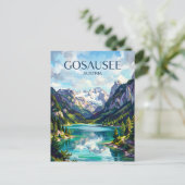 Gosausee Österreich Postkarte (Stehend Vorderseite)
